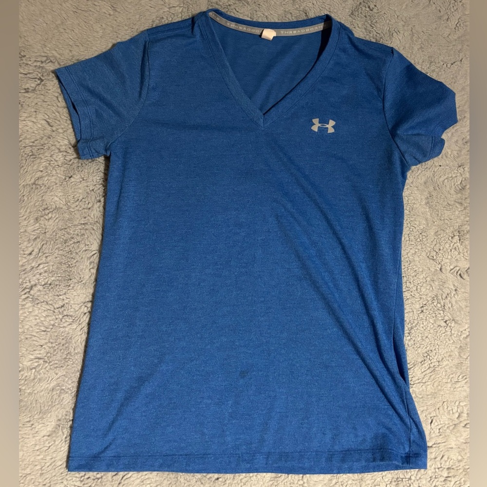 Under Armour Women's Short Sleeve Blue Tee